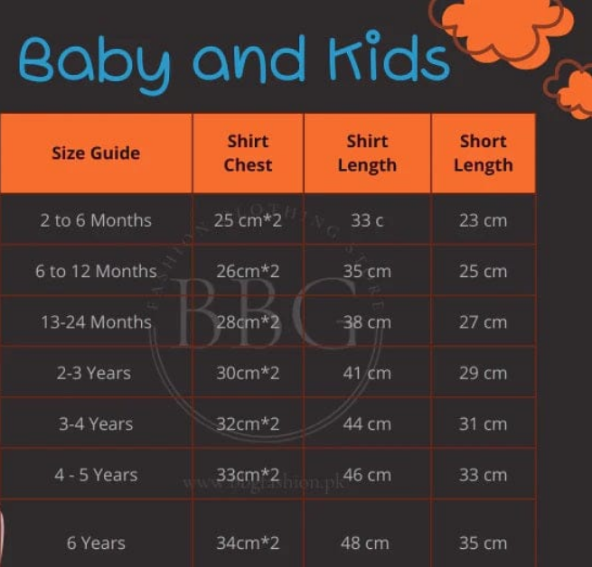Orange Truck Off Road Kids Short Sleeve Kids Wear