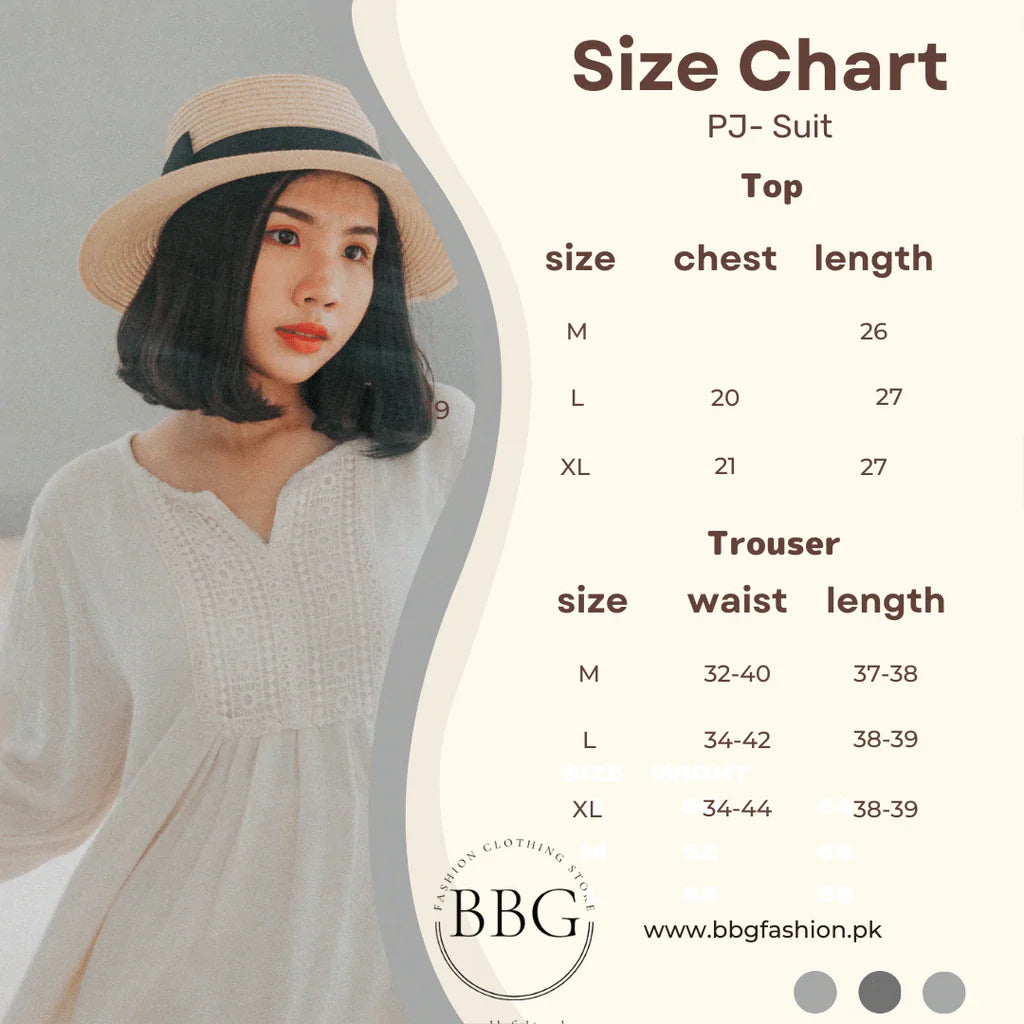 Light Blue And White PJ Nightsuit