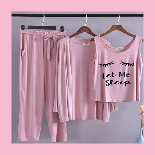 Let-Me-Sleep 3 Pcs Night Suit