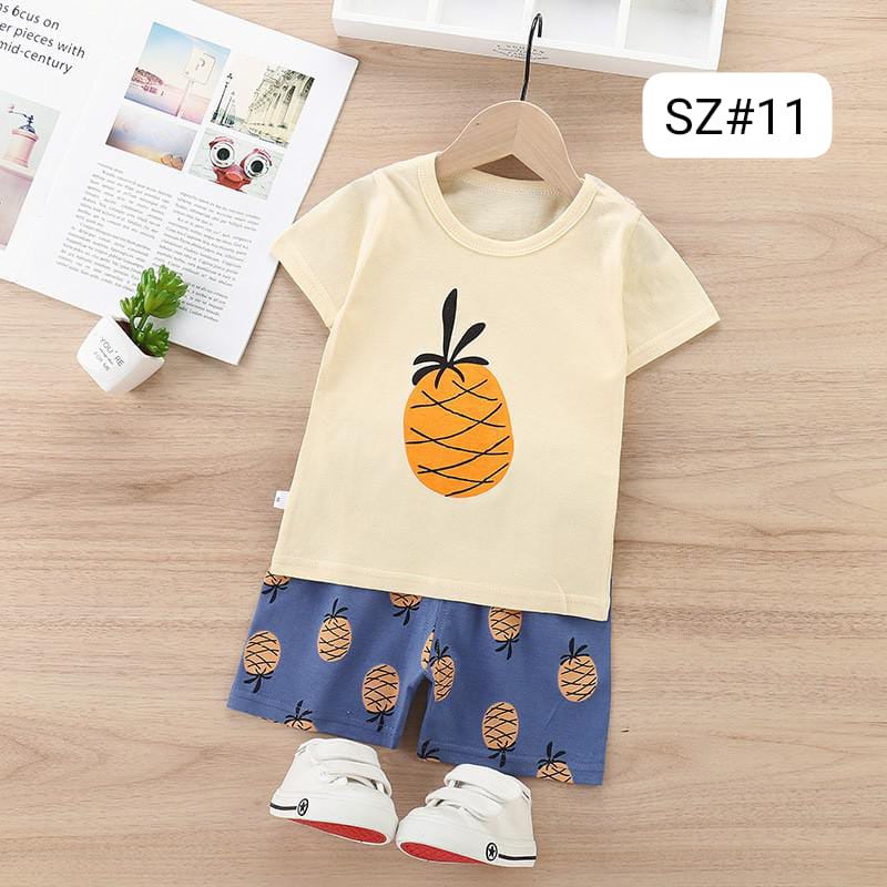 Kids Printed T-Shirt & Short Set
